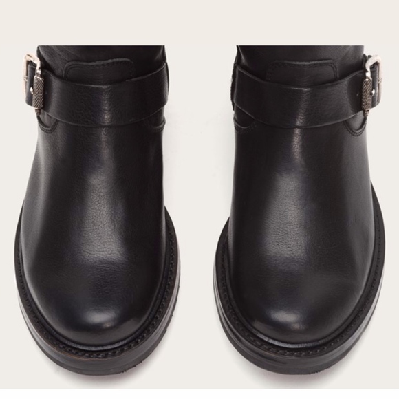 NEW Frye boots Black Veronica Strap Tall Size 6 - Picture 5 of 8